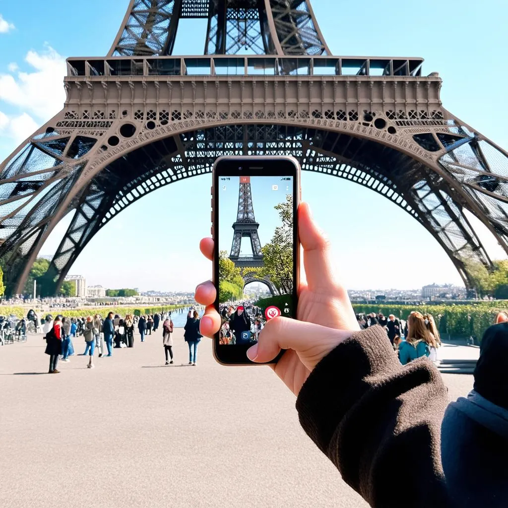 Traveler in Paris